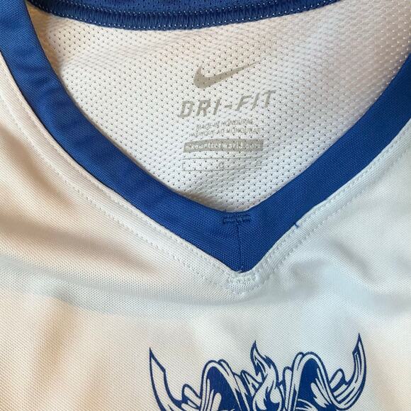 Nike Women’s Sleeveless V-neck Sport Tank Top size L, White, number 30 - Picture 5 of 6